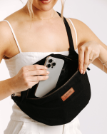 Solid Bum Bag – Black - Image 3
