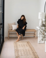 Terra Hooded Poncho Black - Image 8