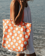 Polka Dot Beach Tote - Image 2