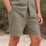 Orb Waffle Short – Olive – Mens