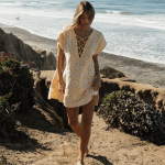 Floral Check Cover Up