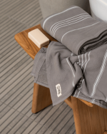 Classic Fringeless XL Bath Bundle – Grey - Image 8