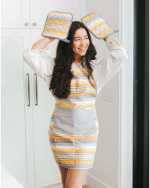 Saffron Stripe Apron - Image 3