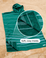 Border Classic Stripe Poncho Natural - Image 4