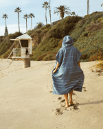 Border Classic Stripe Poncho Natural - Image 29