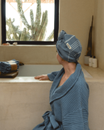 Classic Hair Towel – Slate Blue - Image 2