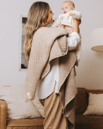 Little Fishies Gauze Receiving Blanket Set – 3 Pack – Natural / Beige / Warm Taupe - Image 24