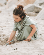 Terra Hooded Poncho Youth  – Sage - Image 6