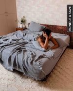 Dark Denim Bedding Set – Queen - Image 8