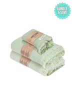 Micro Waffle XL Bath Bundle – Slate Blue - Image 11
