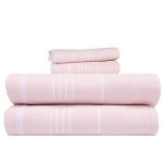 Classic Fringeless XL Bath Bundle – Calcite Pink