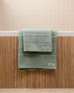 Classic Fringeless XL Bath Bundle 2 Pack – Sage - Image 2