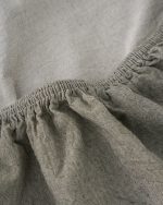 Classic Micro Twill Solid Melange Fitted Sheet Moss - Image 3