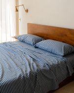 Classic Micro Twill Solid Melange Flat Top Sheet Moss - Image 6