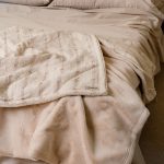 Cozy Texture Plush Blanket – Beige