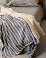 Cozy Texture Plush Blanket – Steel Grey - Image 4