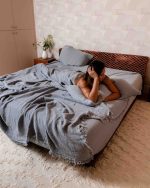 Lara Dark Denim – PARTY BLANKET™ – Queen - Image 12