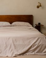 Luxe Sateen Flat Top Sheet Beige