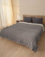 Cozy Texture Plush Blanket – Steel Grey - Image 3