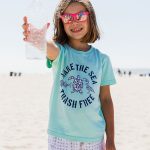 Make The Sea Trash Free Eco Kids Tee