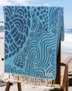Mint Swirl Turtle Towel - Image 4