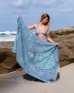 Mint Swirl Turtle Towel - Image 2