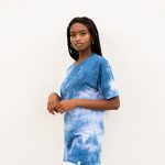 Navy Acid Wash Tee