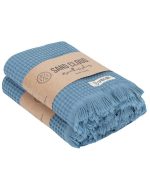 Micro Waffle Hand Bath Bundle – 2 Pack – Slate Blue - Image 3