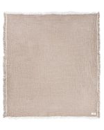 Little Fishies Gauze Receiving Blanket Set – 3 Pack – Natural / Beige / Warm Taupe - Image 3