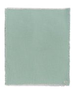 Little Fishies Gauze Receiving Blanket Set – 3 Pack – Seafoam / Peach Fuzz / Natural - Image 3