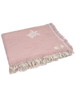Baby Turtle Gauze Receiving Blanket Single with Pouch - Image 8