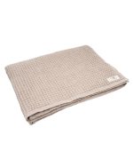 Little Fishies Waffle Blanket – Warm Taupe - Image 8