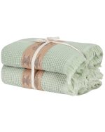 Micro Waffle XL Bath Bundle – 2 Pack -Slate Blue - Image 9