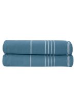 Classic Fringeless XL Bath Bundle – Slate Blue – 2 Pack - Image 5