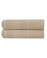 Classic Fringeless XL Bath Bundle – Sand – 2 Pack - Image 5