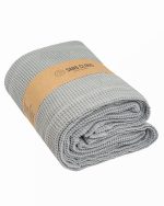 Waffle Shower Curtain – Grey - Image 2