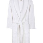 Micro Waffle Robe – Frost White