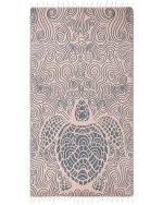 Swirl Turtle Dusty Pink