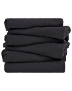 Terra Bath Washcloth Bundle – 6 Pack – Black - Image 2