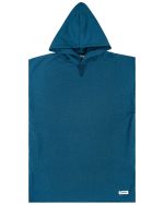Terra Hooded Poncho Youth – Teal Blue - Image 9