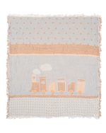 Baby Turtle Gauze Receiving Blanket Single with Pouch - Image 11