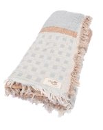 Choo-Choo Train Gauze Receiving Blanket Single with Pouch - Image 6