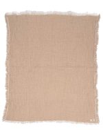 Little Fishies Gauze Receiving Blanket – Beige - Image 3