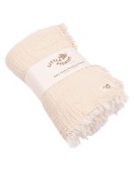 Little Fishies Gauze Receiving Blanket – Beige - Image 11