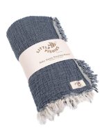 Little Fishies Gauze Receiving Blanket – Beige - Image 12