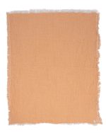 Little Fishies Gauze Receiving Blanket – Peach Fuzz - Image 3