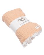 Little Fishies Gauze Receiving Blanket – Beige - Image 13