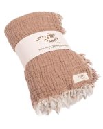 Little Fishies Gauze Receiving Blanket – Beige - Image 16