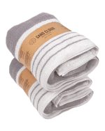 Micro Stripe Bath Bundle – 2 Pack – Warm Taupe - Image 9