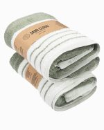 Micro Stripe Bath Bundle – 2 Pack – Warm Taupe - Image 10